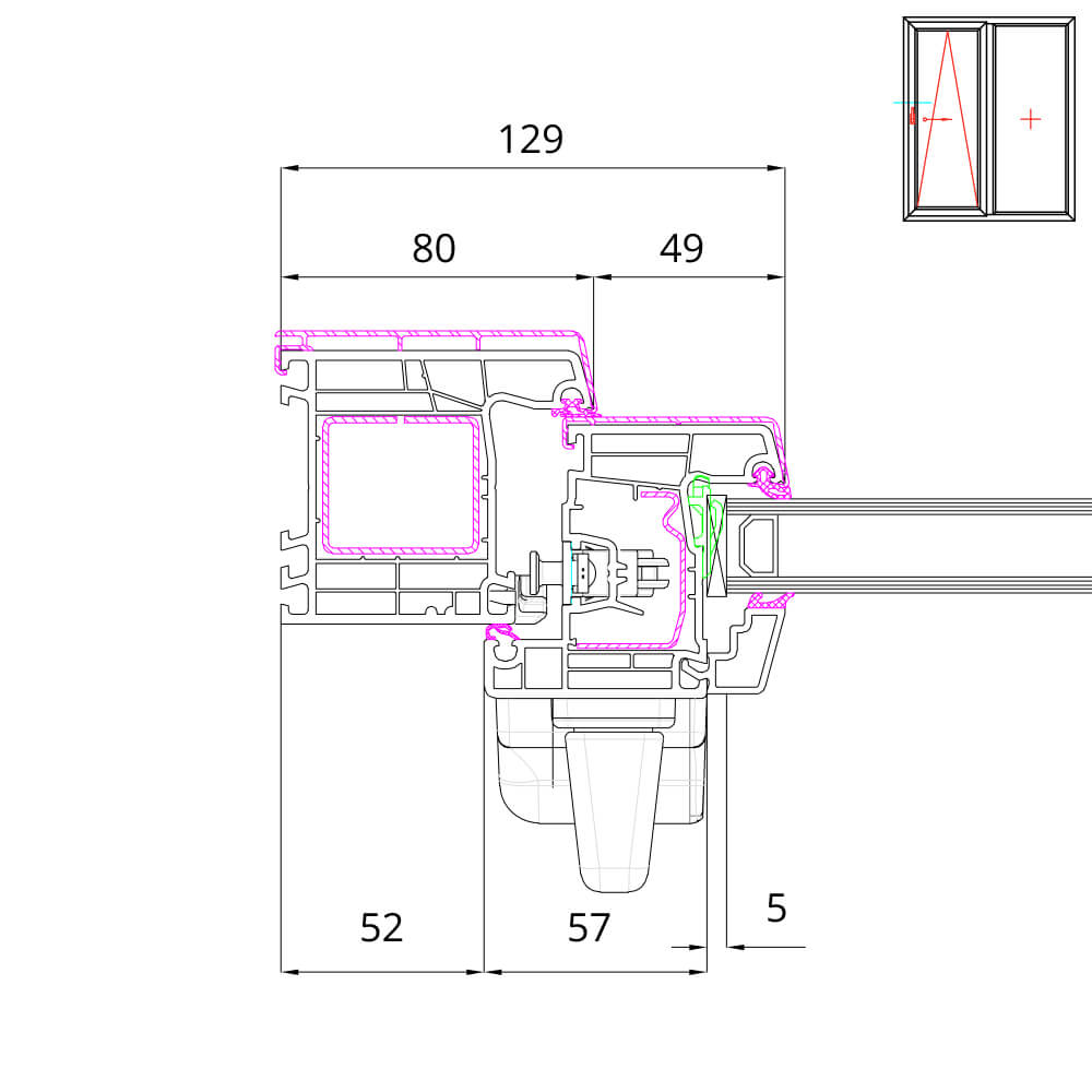 Twinset 4000 Detail Griffseite