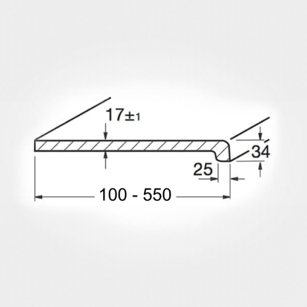 Fensterbank Werzalit exclusiv im Detail