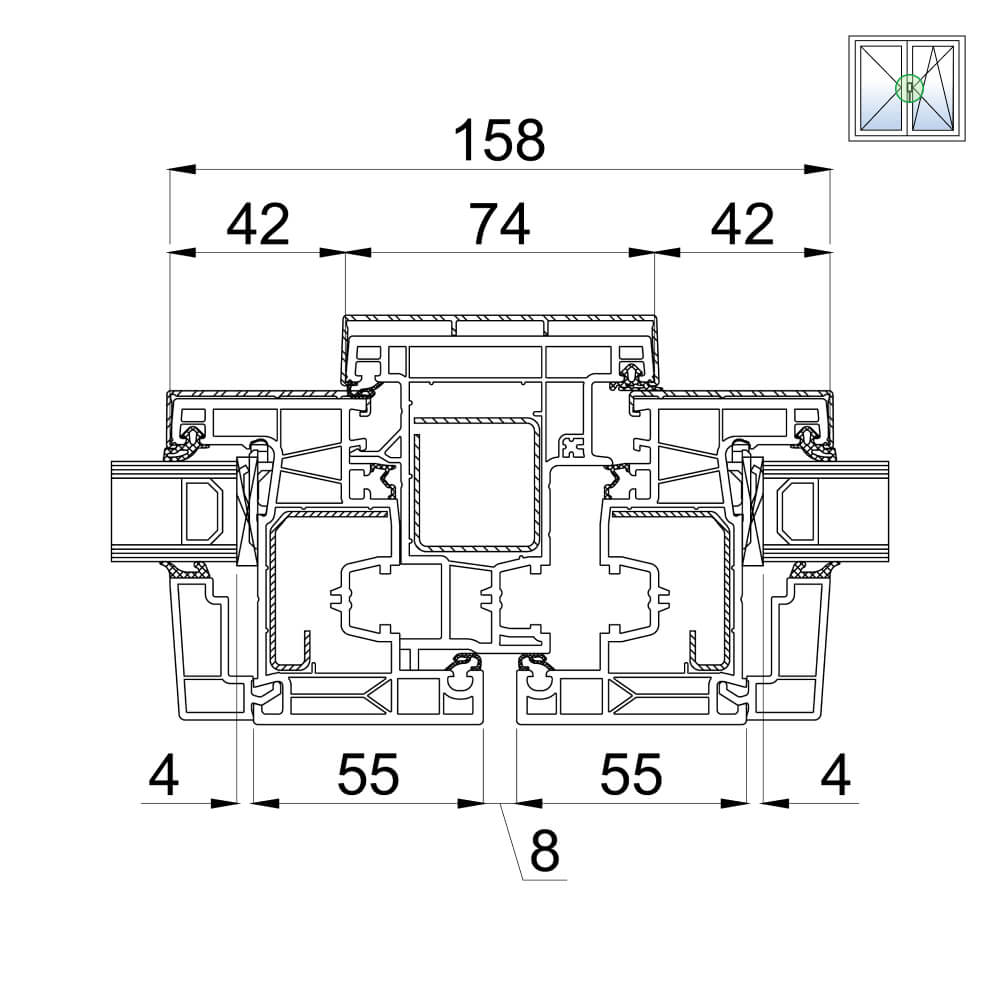 TwinSet neo MD - Stulpdetail